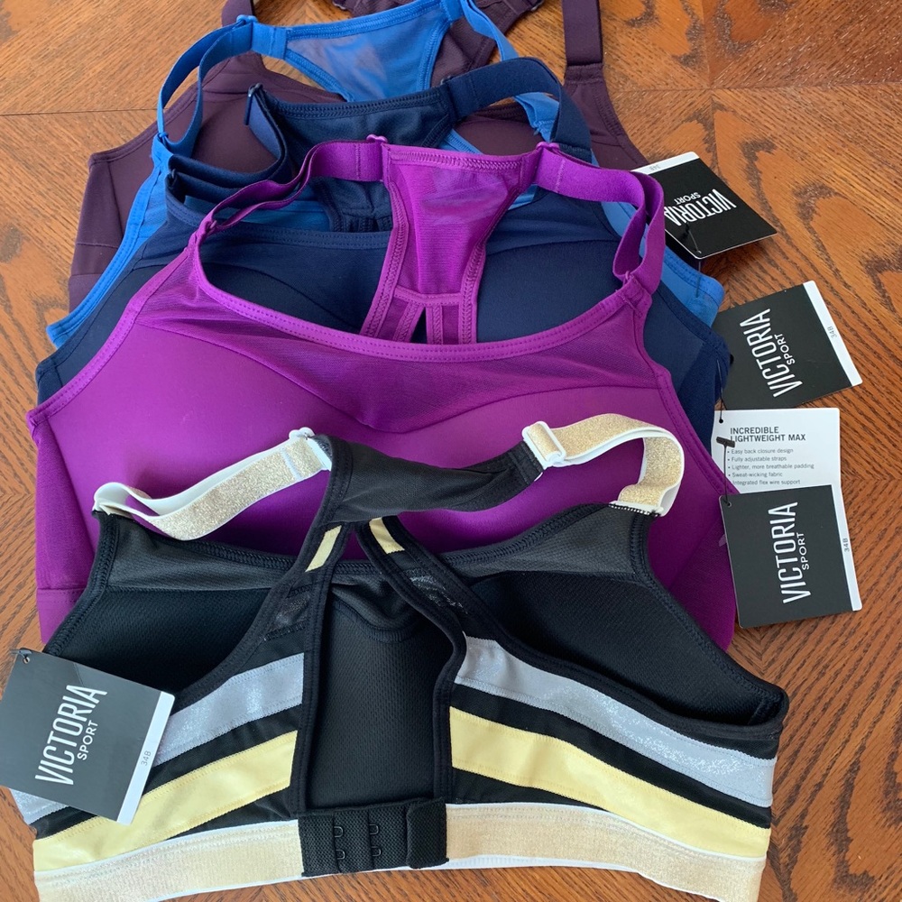 NWT 5 Victoria Secret Incredible Sports Bras 34B